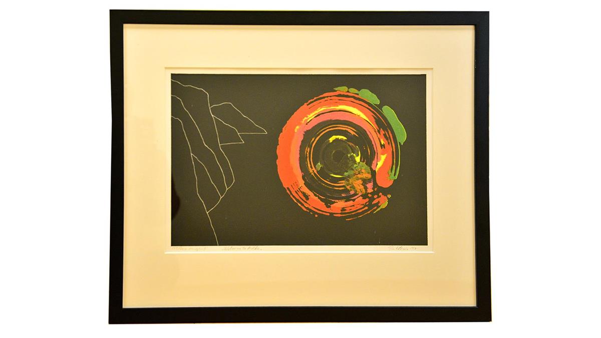 Kunst i ramme. Grafikk. - Klikk for stort bilde